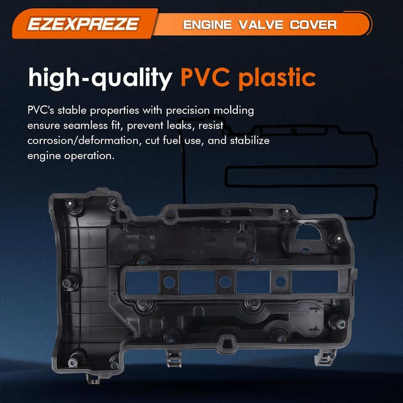 E EZEXPREZE Ezexpreze Engine Valve Cover kit w/Gaskets & Bolts Compatible with 2011-2020 Chevrolet Chevy Cruze Sonic Volt Trax Buick Encore Cadilla.c ELR 1.4L L4 Replaces # 25198874 55573746 264-968 - Image 4